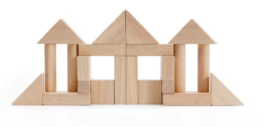 Costruzioni in legno 40pz Plan toys - immagine 5
