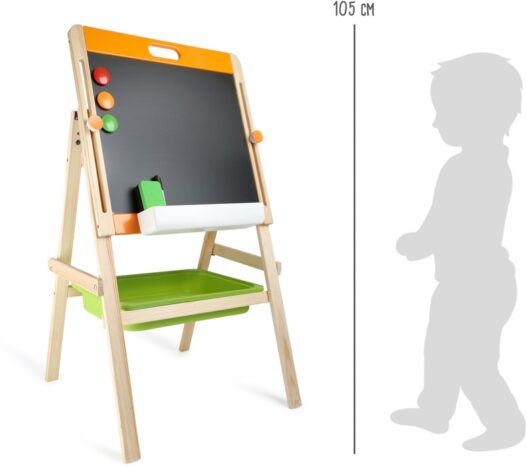 Lavagna double face magnetica in legno Small Foot - immagine 3