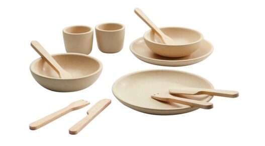 Servizio da Tavola in legno "Tableware Set" Plan Toys