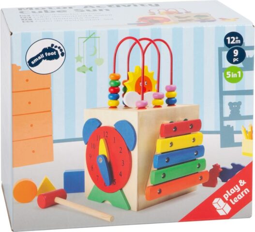 cose_per_dire_8189_legler_small_foot_Motorikwuerfel_Sonne_Verpackung