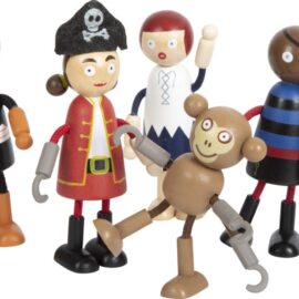 cose_per_dire_12412_small_foot_Biegepuppen_Piraten_Figuren_Gruppe_feiern