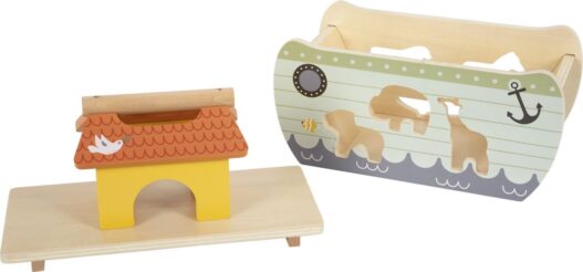 cose_per_dire_12456_small_foot_Steckspiel_Arche_Noah_Safari_Deckel_abgenommen