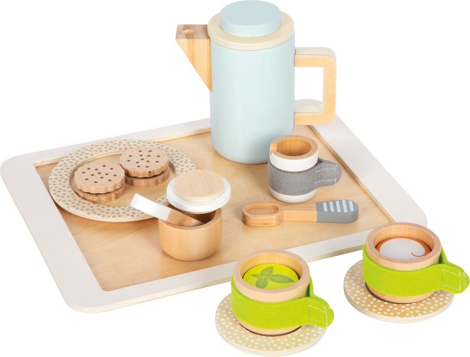 cose_per_dire_12484_small_foot_Kaffee_und_Tee_Set_Kinderkueche_Tablett_Tassen_komplett