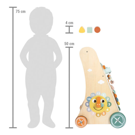 Carrello Primi Passi in legno "Safari" Small Foot - immagine 4