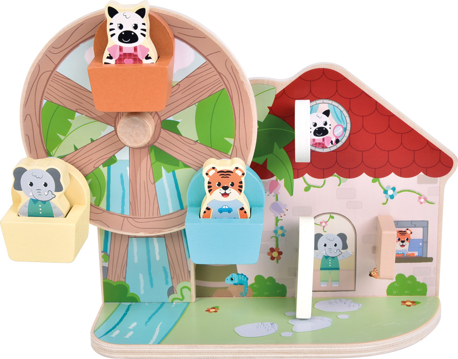 cose_per_dire_12764_40-motorikspielzeug-riesenrad-jungle-friends-aufklappen-tueren-haus
