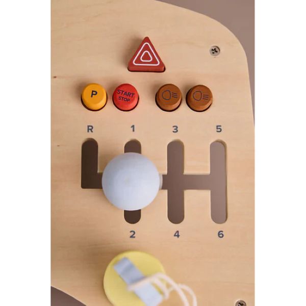 Pannello motricità con volante in legno Kids Concept - immagine 3