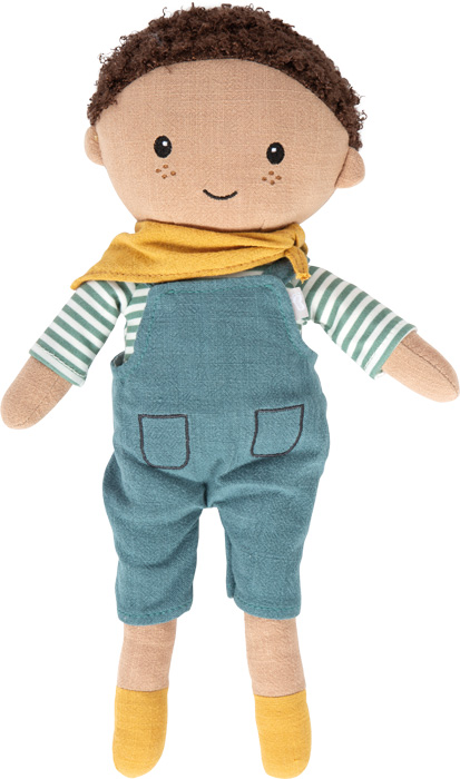 cose_per_dire_12780_40-stoffpuppe-leo-small-foot-latzhose-blau-gelb